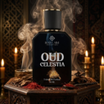 Raylam Oud Celestia perfume with saffron and smoky oud