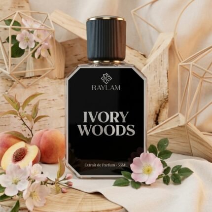 Raylam Ivory Woods soft fruity perfume for women 55ml bottle