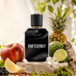 Inferno 55ml Extrait de Parfum on a chessboard